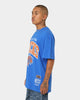 Mitchell & Ness New York Knicks XL Arch Vintage T-Shirt Faded Royal