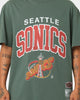 Mitchell & Ness Seattle Supersonics XL Arch Vintage T-Shirt Faded Dark Green