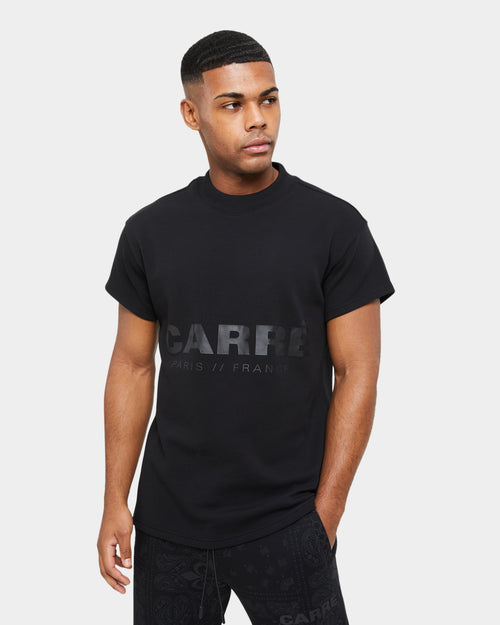 Carre Premium Motion Mockneck T-shirt Black