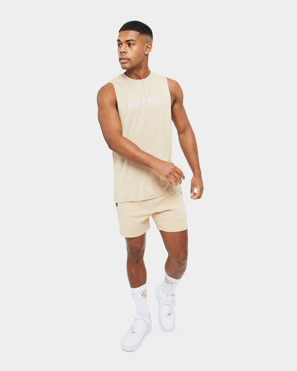 Carre Restart TA Apparel Muscle T-Shirt Stone