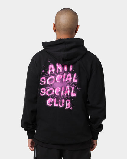 Anti Social Social Club I See Pink Hoodie Black