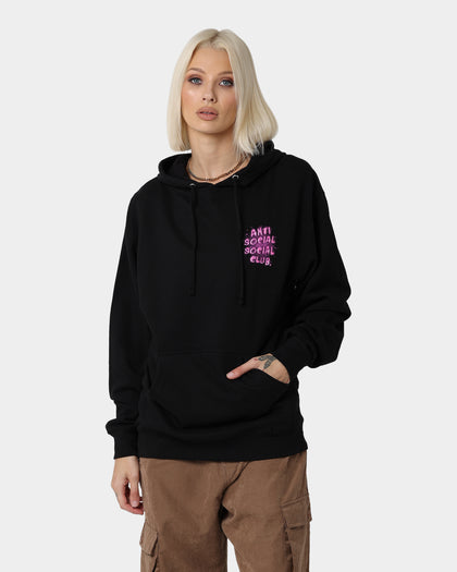 Anti Social Social Club I See Pink Hoodie Black