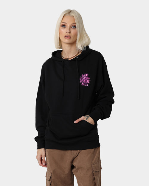 Anti Social Social Club I See Pink Hoodie Black