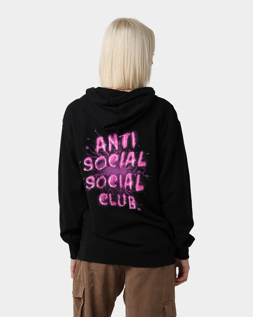 Anti Social Social Club I See Pink Hoodie Black