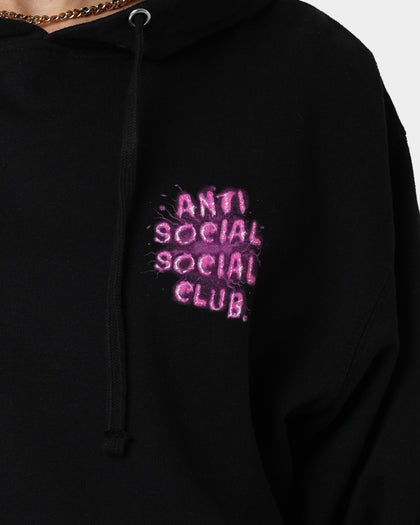 Anti Social Social Club I See Pink Hoodie Black