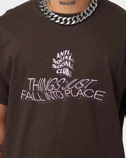 Anti Social Social Club Sometimes They Don't T-Shirt Brown