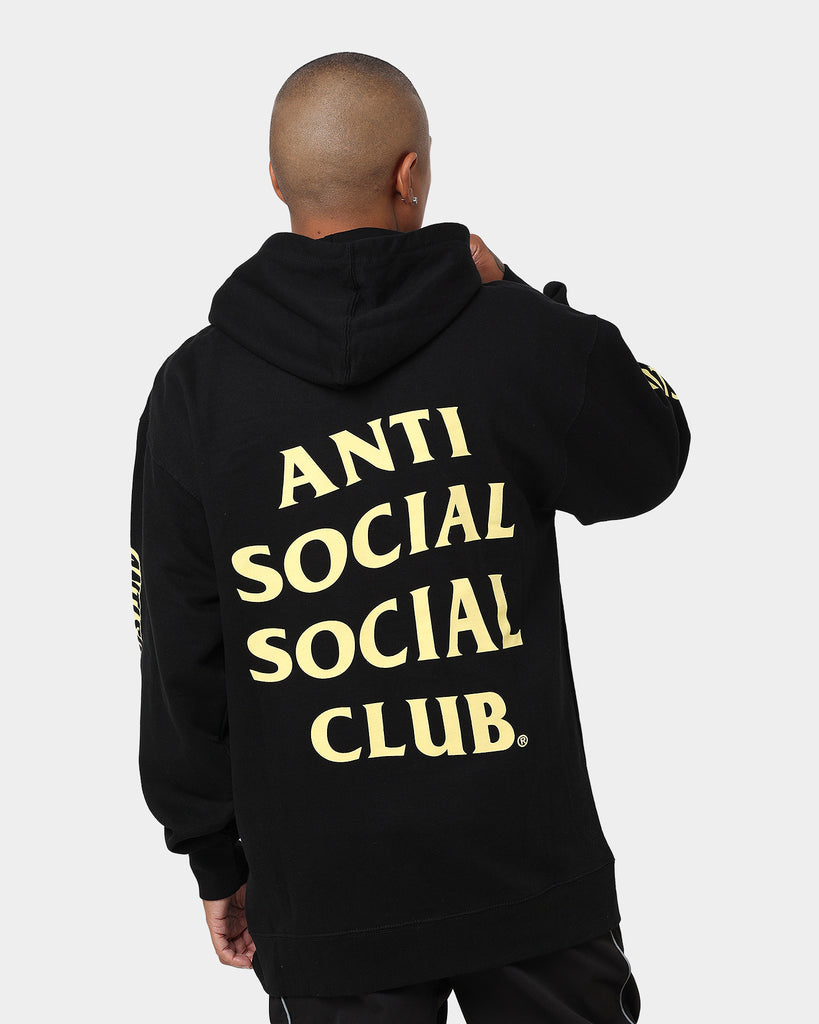 Anti Social Social Club Split Zip Hoodie Black | Culture Kings US