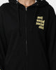 Anti Social Social Club Split Zip Hoodie Black