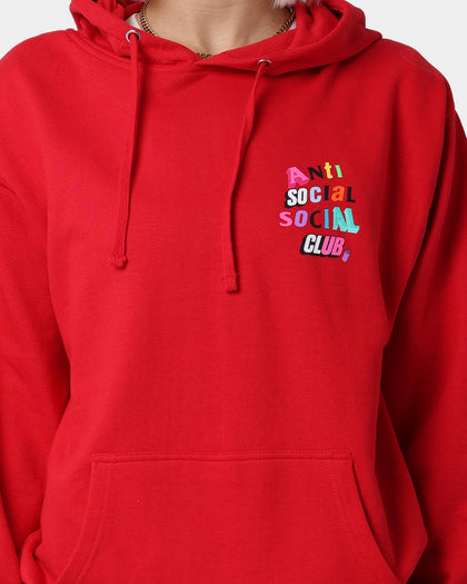 Anti Social Social Club The Real Me Hoodie Red