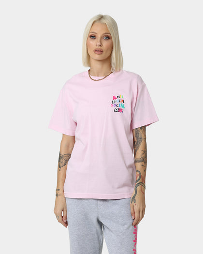 Anti Social Social Club The Real Me Pink T-Shirt Pink