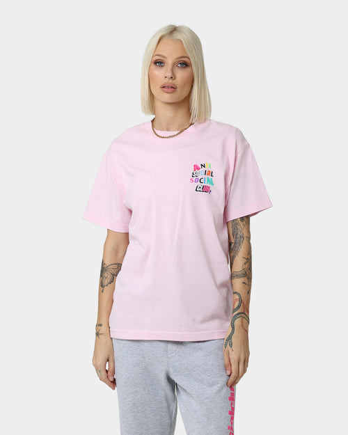 Anti Social Social Club The Real Me Pink T-Shirt Pink
