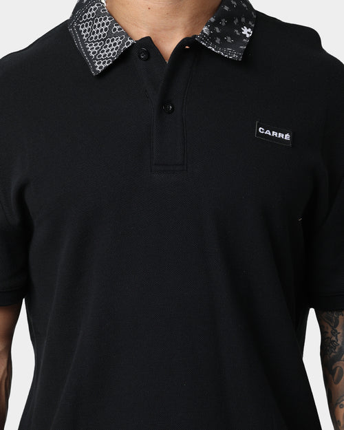 Carre Bandana Ultra Polo Shirt Black