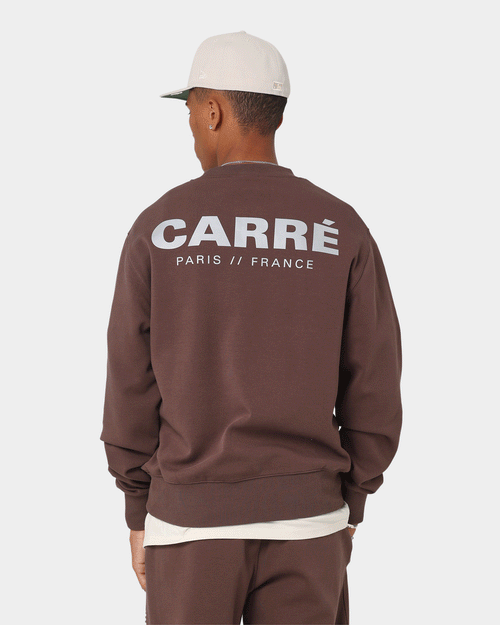 Carré Motion Crewneck Dark Brown