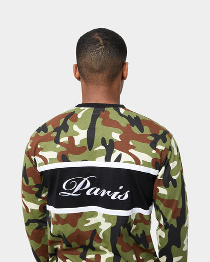 Carre Revolution Classic Long Sleeve T-Shirt Woodland Camo