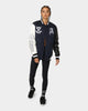The Anti Order Dead Pixel Leather Varsity Jacket Jacket Navy/Black