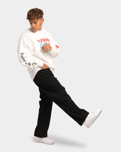 Loiter Tribute Crewneck Off White