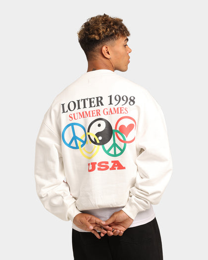 Loiter Tribute Crewneck Off White