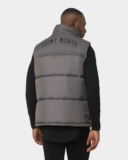 Saint Morta Kingdom Puffer Vest Dark Grey