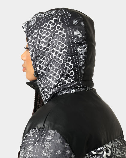 Carre Bandana Ultra Roadman Puffer Jacket Black