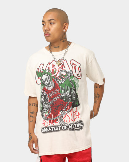 Goat Crew Goat Skull Vintage T-Shirt Off White