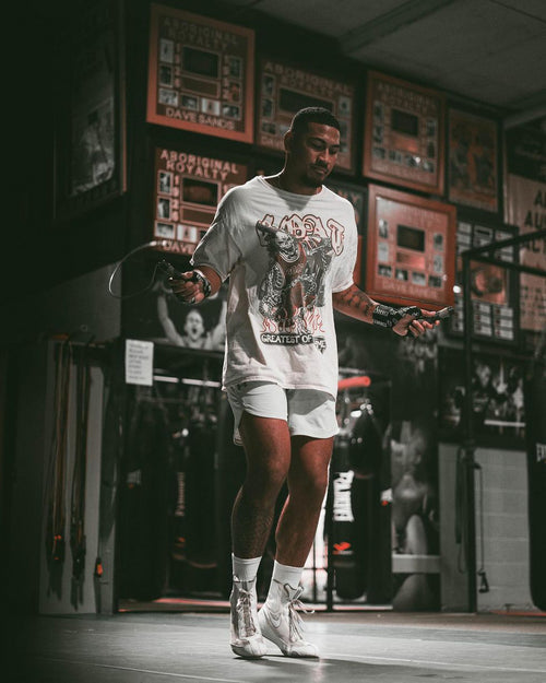 Goat Crew Goat Skull Vintage T-Shirt Off White