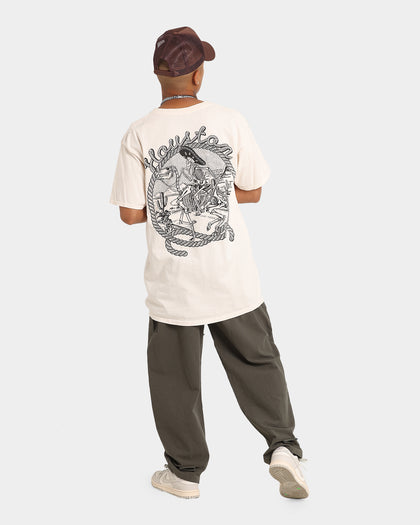 Goat Crew Houston Drawing Vintage T-Shirt Off White