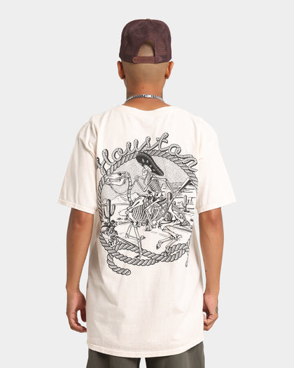 Goat Crew Houston Drawing Vintage T-Shirt Off White