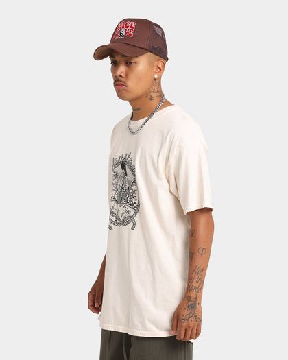 Goat Crew Houston Drawing Vintage T-Shirt Off White