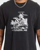 Goat Crew Rodeo Drawing Vintage T-Shirt Black Wash