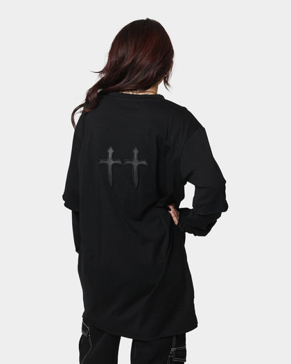 Saint Morta Jail Layered Long Sleeve T-Shirt Black/Black