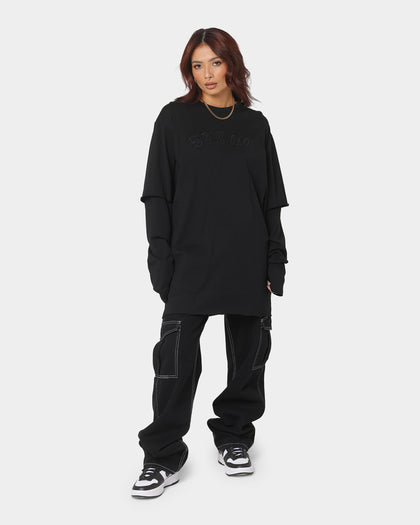 Saint Morta Jail Layered Long Sleeve T-Shirt Black/Black