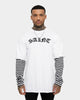 Saint Morta Jail Layered Long Sleeve T-Shirt White/Black