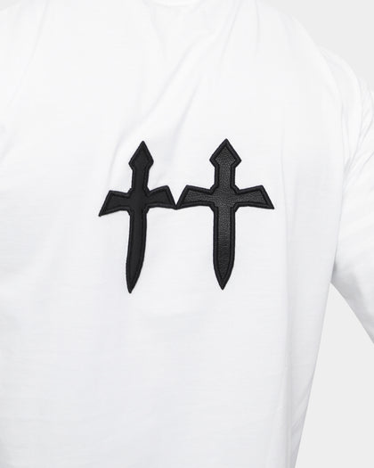 Saint Morta Jail Layered Long Sleeve T-Shirt White/Black