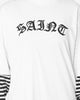 Saint Morta Jail Layered Long Sleeve T-Shirt White/Black