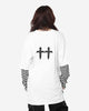 Saint Morta Jail Layered Long Sleeve T-Shirt White/Black