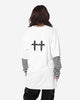 Saint Morta Jail Layered Long Sleeve T-Shirt White/Black