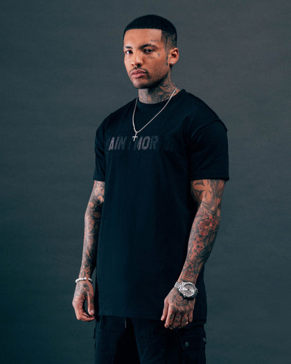 Saint Morta Yearbook Lafayette T-Shirt Black/Black