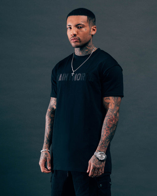 Saint Morta Yearbook Lafayette T-Shirt Black/Black