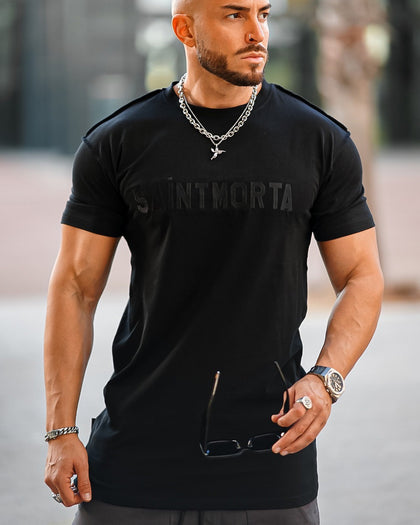 Saint Morta Yearbook Lafayette T-Shirt Black/Black