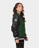 Saint Morta Graveyard Varsity Jacket Dark Green/Black