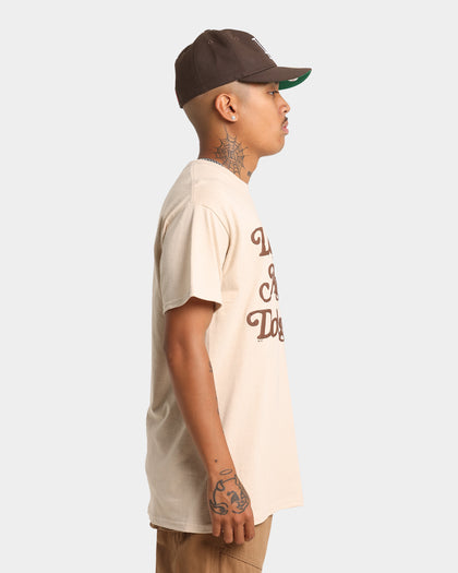 Majestic Athletic Los Angeles Dodgers Team Stack Script Short Sleeve T-Shirt Sand