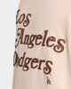 Majestic Athletic Los Angeles Dodgers Team Stack Script Short Sleeve T-Shirt Sand