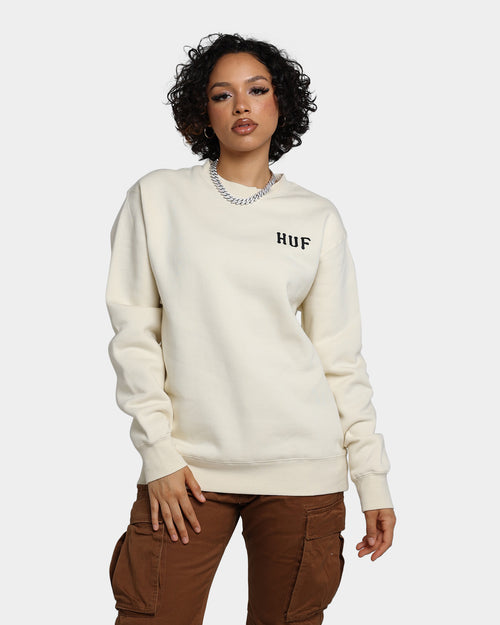 HUF Essentials Classic H Crewneck Natural