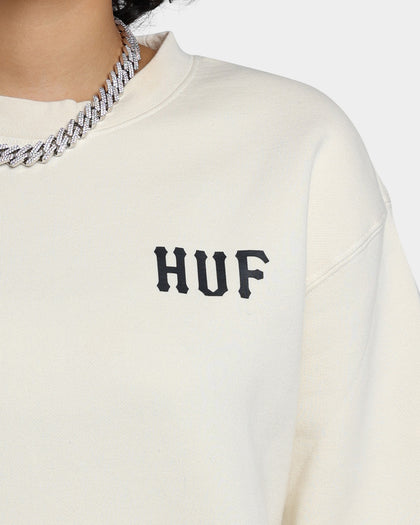 HUF Essentials Classic H Crewneck Natural