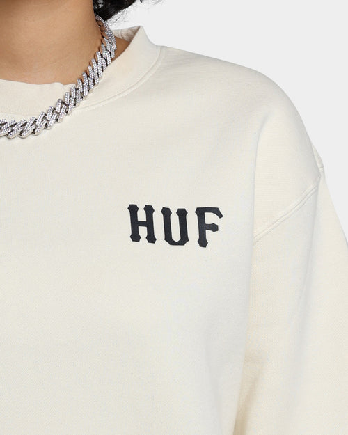 HUF Essentials Classic H Crewneck Natural