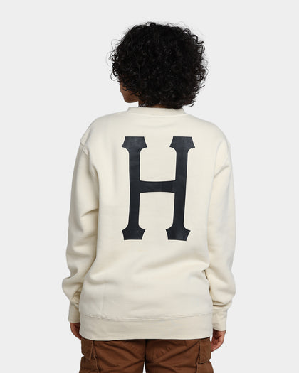 HUF Essentials Classic H Crewneck Natural