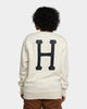 HUF Essentials Classic H Crewneck Natural