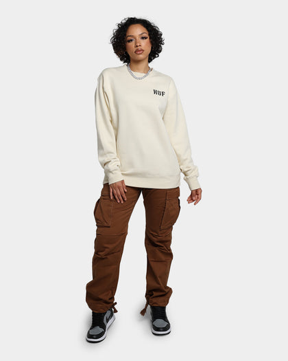 HUF Essentials Classic H Crewneck Natural