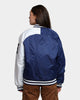 HUF Satin Baseball Jacket Navy