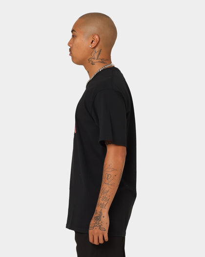 HUF X Marvel Black Suit Spider-man T-Shirt Black